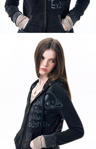 [NECY] mimora hooded cardigan