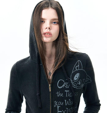 [NECY] mimora hooded cardigan