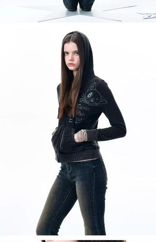 [NECY] mimora hooded cardigan