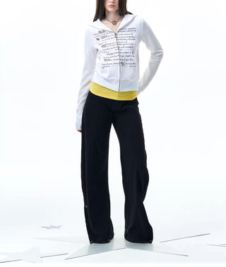 [NECY] garbled hooded cardigan