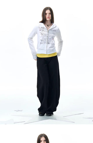 [NECY] garbled hooded cardigan