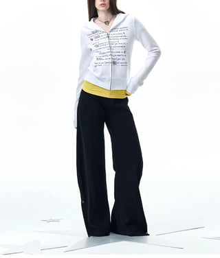 [NECY] garbled hooded cardigan