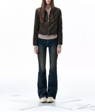 [NECY] corduroy polo jacket