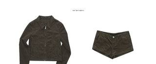 [NECY] corduroy polo jacket