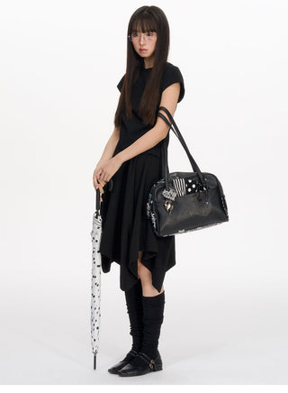 [NECY] umbrella pleated skirt