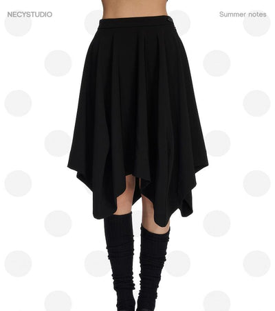 [NECY] umbrella pleated skirt