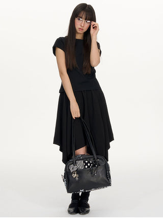 [NECY] umbrella pleated skirt