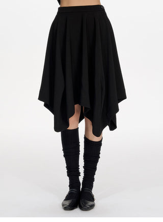 [NECY] umbrella pleated skirt