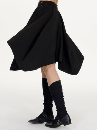 [NECY] umbrella pleated skirt