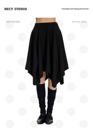 [NECY] umbrella pleated skirt