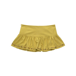[NECY] suede sequin skirt