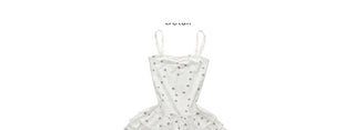 [NECY] ruffled suspender skirt
