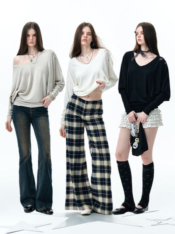 [NECY] batwing sleeve shirt