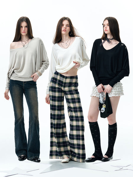 [NECY] batwing sleeve shirt