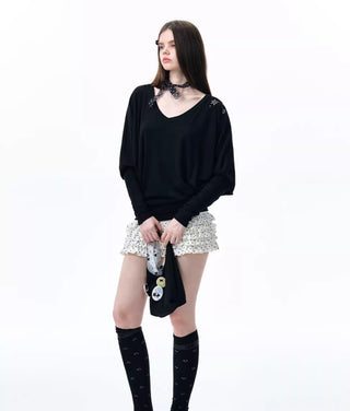 [NECY] batwing sleeve shirt