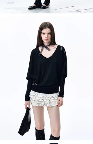 [NECY] batwing sleeve shirt