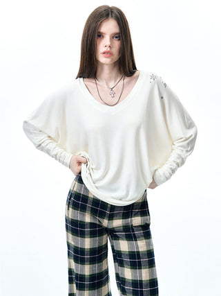 [NECY] batwing sleeve shirt