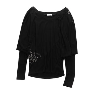 [NECY] batwing sleeve shirt