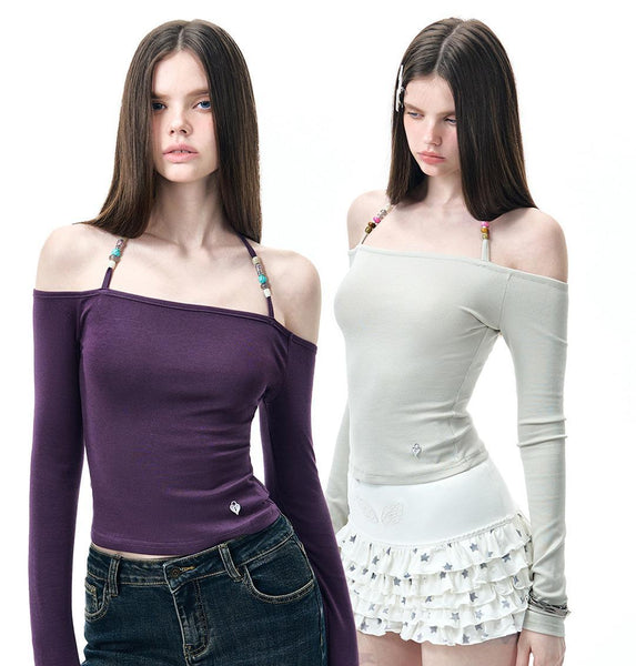 [NECY] beaded halter top