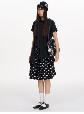 [NECY] polka dot skirt