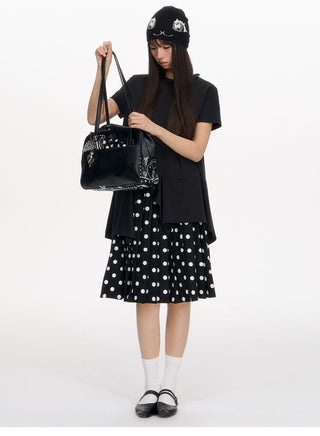 [NECY] polka dot skirt