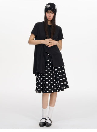 [NECY] polka dot skirt