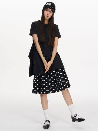 [NECY] polka dot skirt