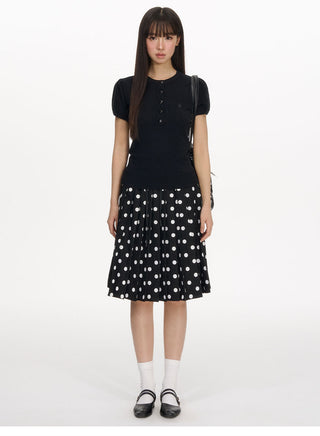 [NECY] polka dot skirt