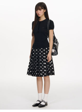 [NECY] polka dot skirt