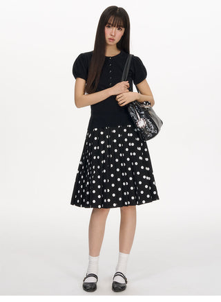 [NECY] polka dot skirt