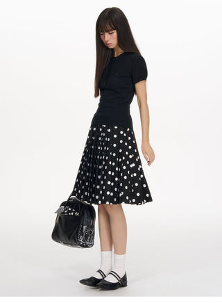 [NECY] polka dot skirt