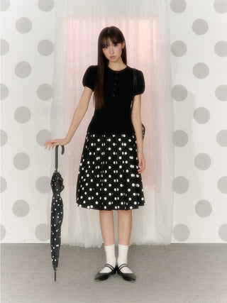 [NECY] polka dot skirt