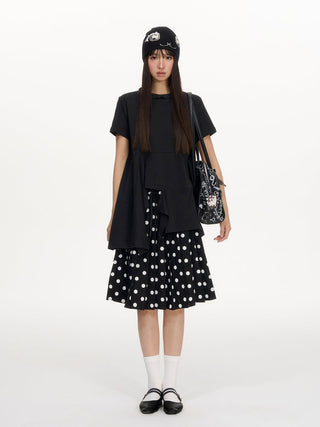 [NECY] polka dot skirt