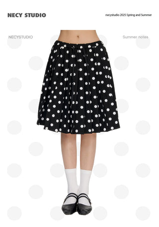 [NECY] polka dot skirt