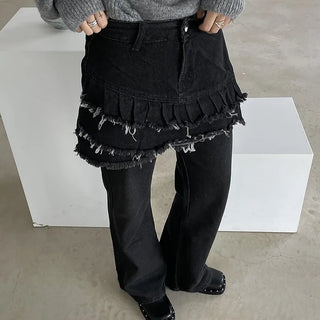 need skirt black denim pants (s/m)