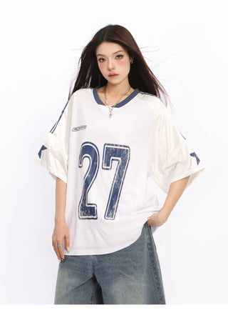 Blokecore Oversized graphic jersey