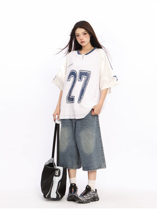 Blokecore Oversized graphic jersey