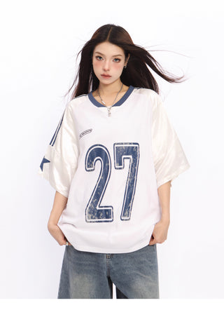 Blokecore Oversized graphic jersey