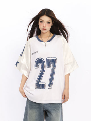 Blokecore Oversized graphic jersey