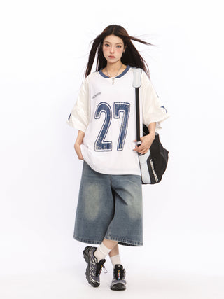 Blokecore Oversized graphic jersey