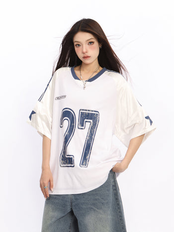 Blokecore Oversized graphic jersey