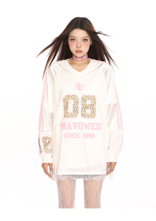 Blokecore sporty Oversized top