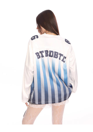 Blokecore Loose Gradient Stripe jersey