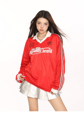 Blockecore retro polo jersey