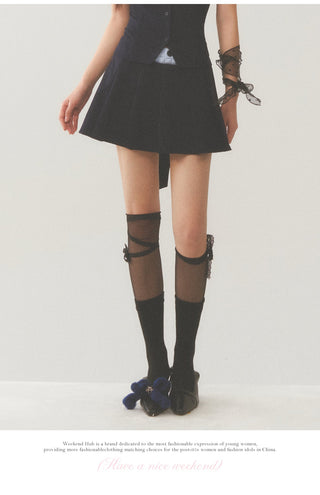 [WEEKH] Commuter pleated skirt