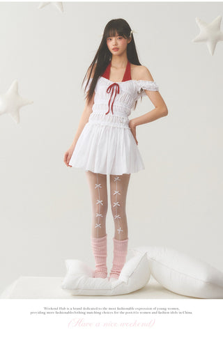 [WEEKH] Patchwork stripe dress