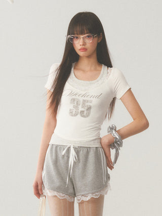 [WEEKH] Fake two-piece tee