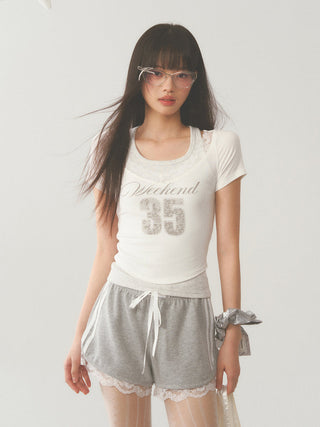 [WEEKH] Fake two-piece tee