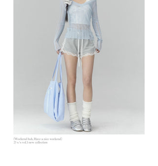[WEEKH] V-neck knit top