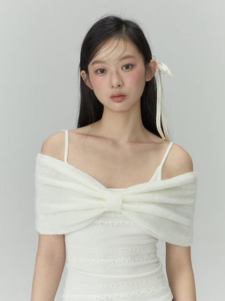[WEEKH] Off-shoulder bow top